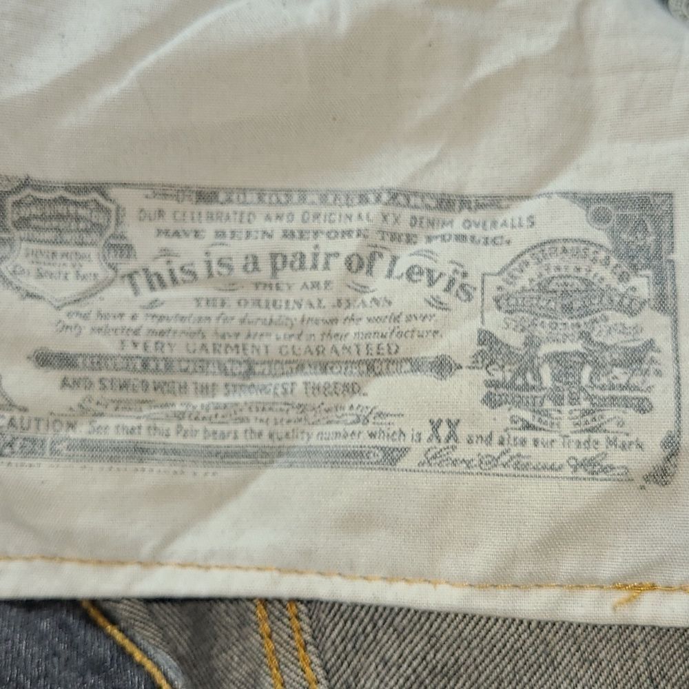 Authentic Levi's Re/ Done High Rise Cut Off Jean - Picture 11 of 11